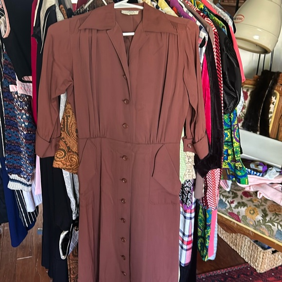 SOLDSOLDSOLD 40s-50s Versatilier Dress - Picture 7 of 7